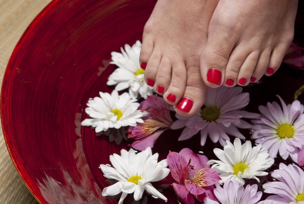 foot, nature, pedicure